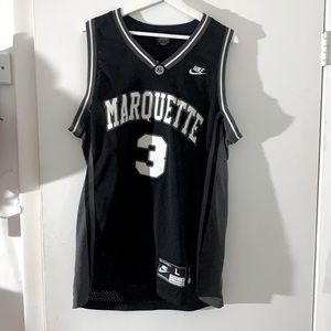 Dwayne Wade Marquette Jersey black #3 rare!.sz lg